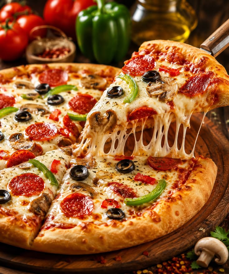 Pizza viande